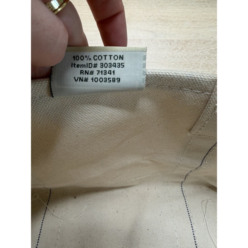 LL Bean Vintage 90s Boat and Tote Bag Mini Camoflauge Trim Y2K Rare - Picture 4 of 10